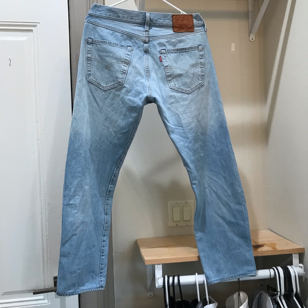 Vintage Levi's 501 Straight Jeans Big E - Picture 8 of 8